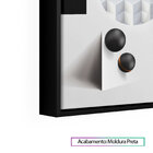 Quadro Decorativo Abstrato Luz Minimalista 100x76 Cm | Com Mo